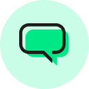 Wati logo icon for WhatsApp business communication