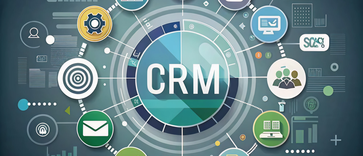 Sales team using integrated CRM tools to manage leads