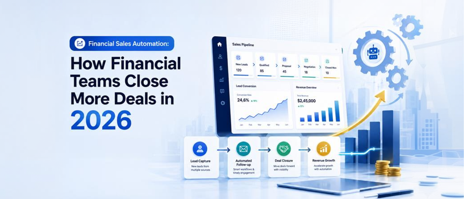 sales automation helping financial teams manage leads and close more deals