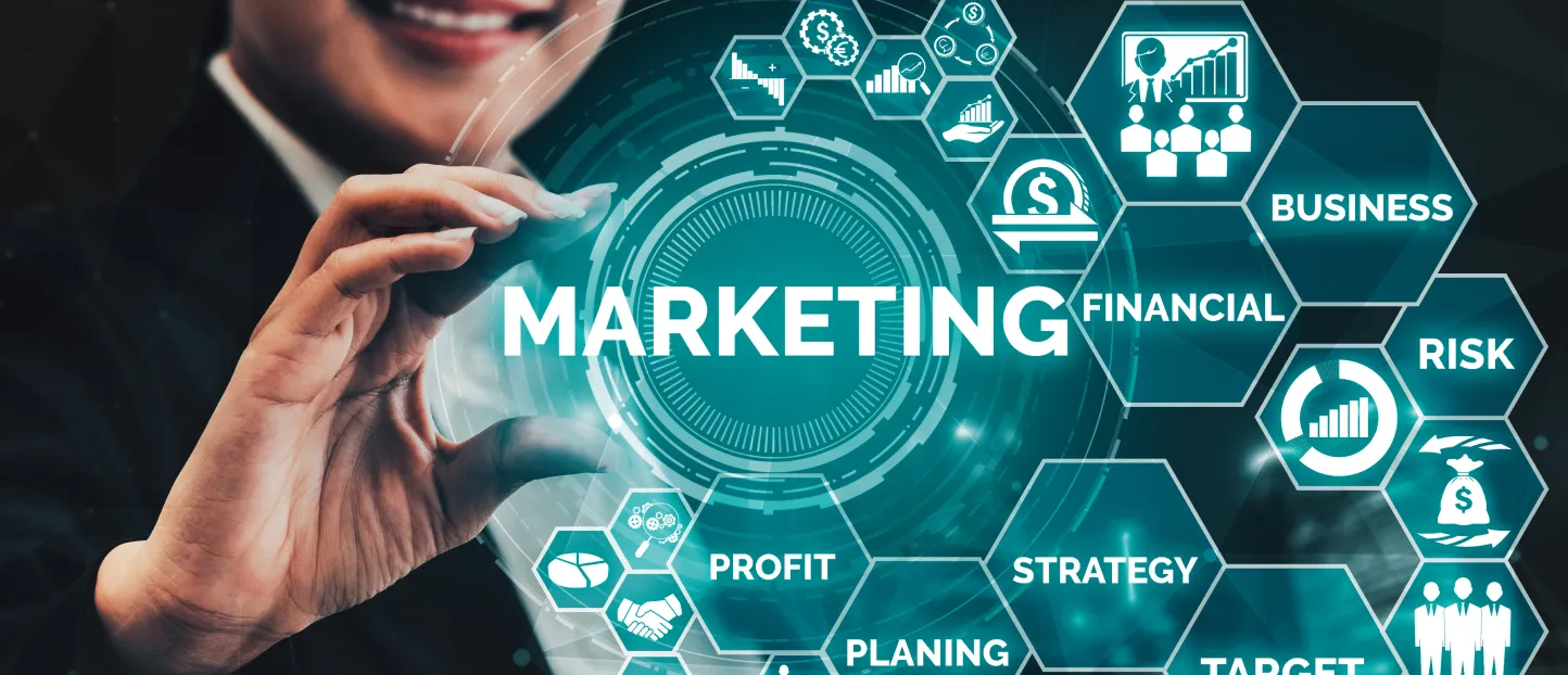 Sales and marketing teams collaborating using CRM software